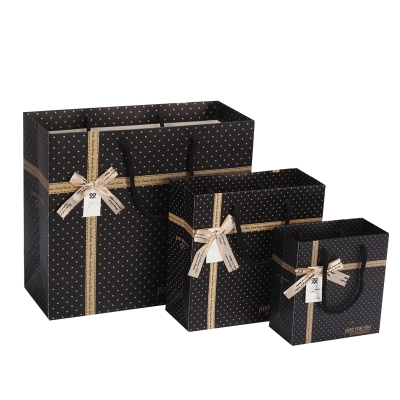 時(shí)尚波點(diǎn)禮物包裝袋定制 高檔手提袋印刷 紙袋定做 紙袋設(shè)計(jì)