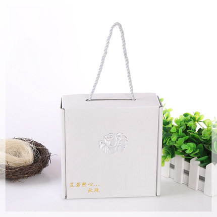 白板瓦楞紙 UV印刷 覆膜燙金 包裝紙盒定制 養(yǎng)生飲料食品盒子訂做