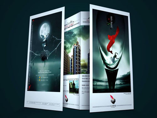 地產(chǎn)公司四折頁(yè)設(shè)計(jì) 四折頁(yè)印刷 設(shè)計(jì)欣賞