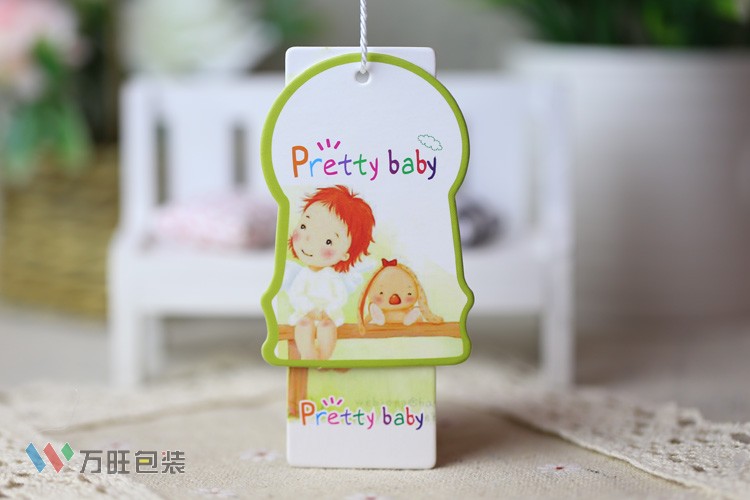 兒童服裝吊牌定做 兒童服裝吊牌印刷