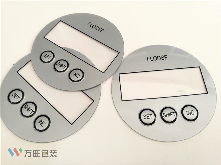 生產(chǎn)各種形狀PC鼓包面板面貼 pvc面板按鍵飽滿