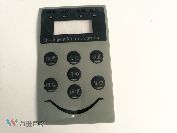 PC按鍵面貼定做 設(shè)備機(jī)箱PVC面板印刷 電子儀表儀器面膜絲印定制