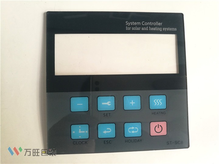 廠家定制電子PVC按鍵控制面板電器PVC操作按鍵貼透明機(jī)械面板定做
