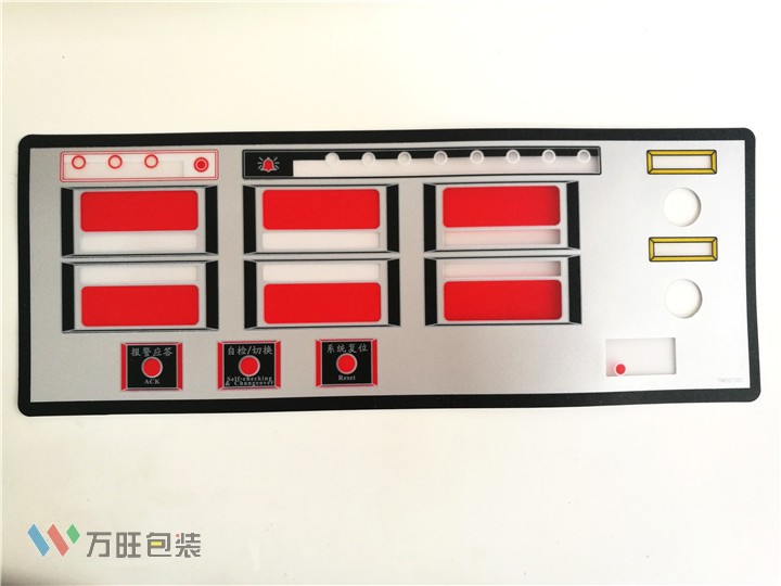 pvc按鍵面貼 PVC薄膜擊凸按鍵面板 電子儀器儀表薄膜